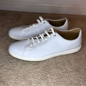 Cole Haan Men's White Leather Sneakers
